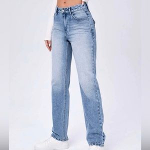 ♡ straight leg jeans